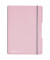 Notizbuch my.book flex 11408622 rosé A5 kariert 80g 40 Blatt 80 Seiten mit Gummiband