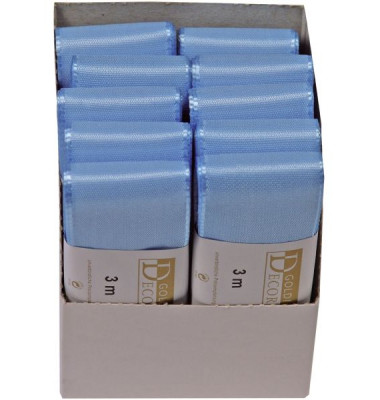 Taftband 1445 4031 1003, ohne, 40mm x 3m, hellblau