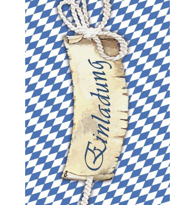 Einladungskarten 41-2713 11,5x16,4 cm 115mm x 164mm (BxH) Schriftzug Einladung bunt