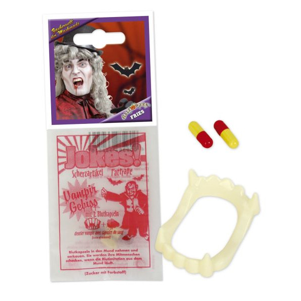 6 Stück Fries 33451 Vampir-Set 2tlg. 4009384334516 Fries 33451