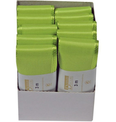 Geschenkband Taftband 40mm x 3m apfelgrün
