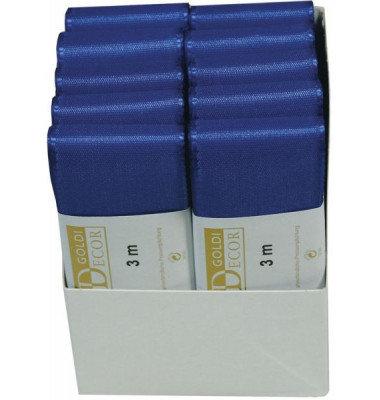 Geschenkband Taftband 40mm x 3m blau