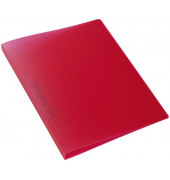 Ringbuch ohne 19164, A4 2 Ringe 25mm Ring-Ø Polypropylen pink-transparent