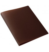 Ringbuch 19169, A4 2 Ringe 25mm Ring-&Oslash; Polypropylen (PP) braun-transparent