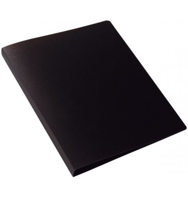 Ringbuch ohne 19160, A4 2 Ringe 25mm Ring-Ø Polypropylen schwarz-transparent