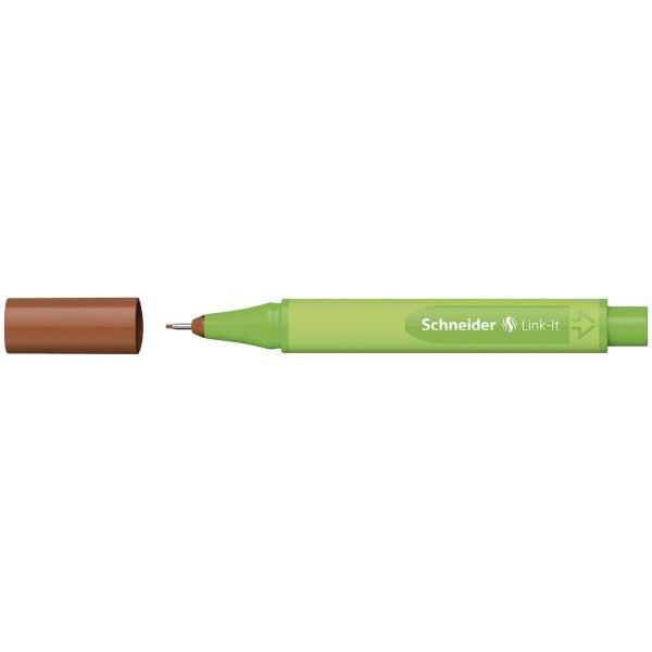 10 Stück Schneider 191207   0,4mm Fineliner Link-It braun 4004675107343 Schneider