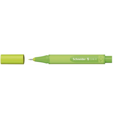 Fineliner Link-It, 191211, hellgr&uuml;n (Schreibfarbe: apple-green), 0,4mm