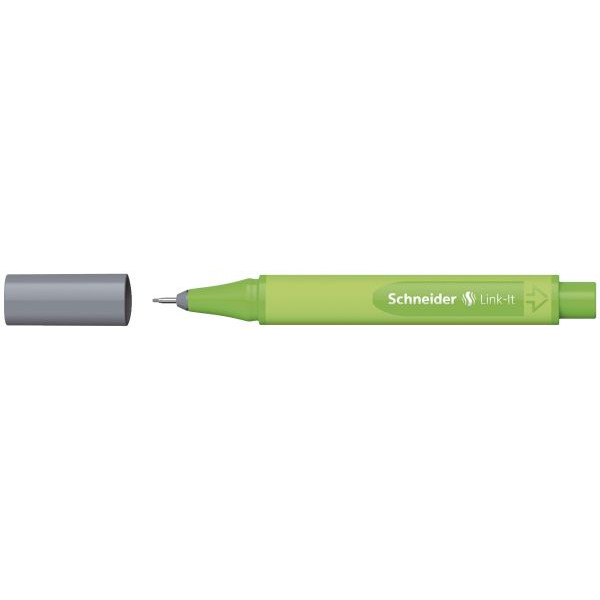 5 Stück Schneider 191212   0,4mm Fineliner Link-It grau 4004675107381 Schneider
