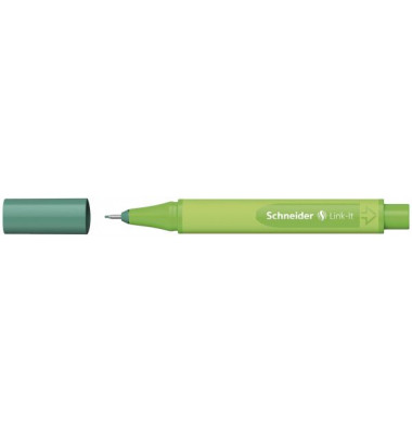 Fineliner Link-It, 191214, hellgr&uuml;n (Schreibfarbe: nautic-green), 0,4mm