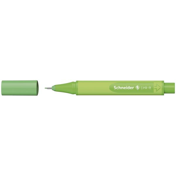 10 Stück Schneider SN191215   0,4mm Fineliner Link-It hellgrün 4004675107404 Schneider