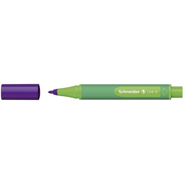 5 Stück Schneider 192008 Faserschreiber Link-It violett 4004675107510 Schneider