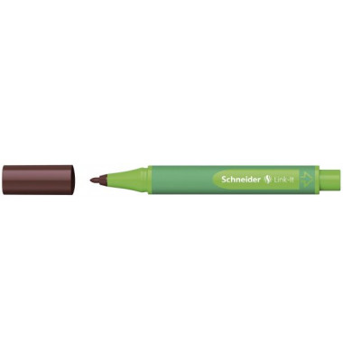 SCHNEIDER 192018 Faserschreiber Link-It dkl.braun