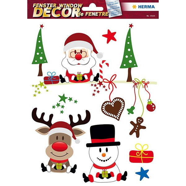 4008705151153 - 15115 WeihnFensterbild Weihnachtsfreude 4008705151153 7 Stück