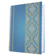 Notizbuch 46504, mit ABC Register Blue Orient, blau, A5, liniert, 120g, 48 Blatt / 96 Seiten