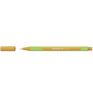 Fineliner Line-Up, 191013, hellgr&uuml;n/ocker (Schreibfarbe: vulcan-yellow), 0,4mm