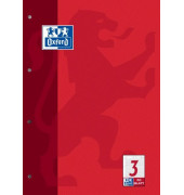Schulblock 100050342, Lineatur 3 / Schreiblern-Lineatur, A4, 90g, 50 Blatt