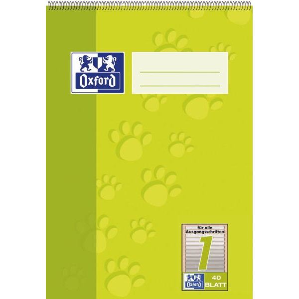 4006144921962 - Schulblock 100050384 Lineatur 1   Schreiblern-Lineatur A5 90g 40 Blatt 4006144921962 Oxford