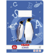 Schulheft 11322401 x.book, Lineatur dm / liniert / keine, A4, 80g, blau, 16 Blatt / 32 Seiten