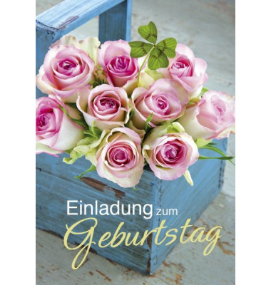 Einladungskarten 51-005 Blumen