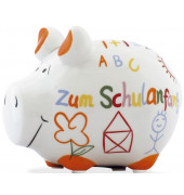 Spardose Schwein (klein) 101570 , "Zum Schulanfang"