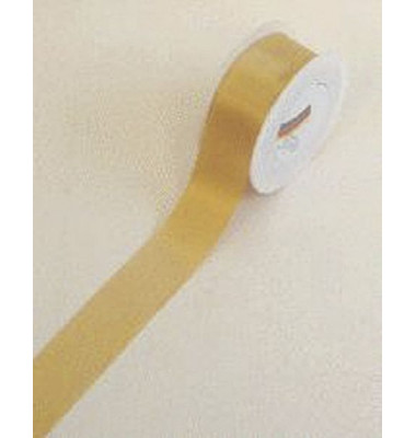 Geschenkband Doppelsatinband 40mm x 25m gold