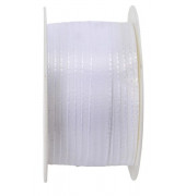 Geschenkband 8445010010050, ohne, 10mm x 50m, wei&szlig;
