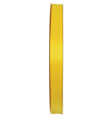Geschenkband Taftband 10mm x 50m gelb