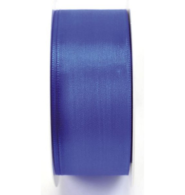 Geschenkband Taftband 40mm x 50m kornblau