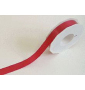 Geschenkband 18725/99609, uni gl&auml;nzend, 25mm x 91m, rot
