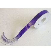 Geschenkband 18725/99610, uni gl&auml;nzend, 25mm x 91m, lila