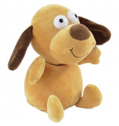 Plüschtier Laber Hund - 18 cm, inkl. 3x AAA Batterien