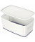 Aufbewahrungsbox MyBox 5229-10-01, 5 Liter mit Deckel, für A5, außen 318x191x128mm, Kunststoff weiß/grau