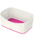 Aufbewahrungsbox MyBox 5257-10-23, 3 Liter, für A5, außen 246x160x98mm, Kunststoff weiß/pink