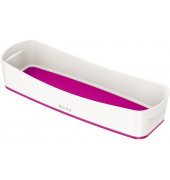 Aufbewahrungsbox MyBox 5258-10-23, 0,6 Liter, außen 307x105x55mm, Kunststoff weiß/pink