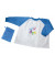 Malsch&uuml;rze 3800001-10, blau/wei&szlig;, Polyester (PE)