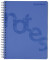 Collegeblock 7525201-10 Notes, kariert / kariert Rand links, A4, 80g, blau, 140 Blatt