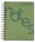 Collegeblock 7526201-06 Notes, kariert / kariert Rand links, A5, 80g, grün, 140 Blatt