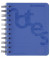 Collegeblock 7527201-10 Cover, kariert / kariert Rand links, A6, 80g, blau, 140 Blatt