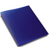 Ringbuch ohne 19166, A4 2 Ringe 25mm Ring-Ø Polypropylen dunkelblau-transparent