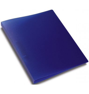 Ringbuch 19166, A4 2 Ringe 25mm Ring-&Oslash; Polypropylen (PP) dunkelblau-transparent