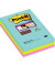 Haftnotizen 4690S3MI, Super Sticky Notes Cosmic Collection, 101x152mm, blau/grün/pink, liniert, rechteckig
