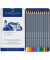 Aquarell-Buntstifte Goldfaber Aqua 12-farbig sortiert 6 x 175mm Metalletui