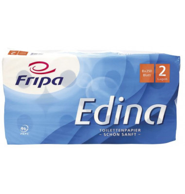 Toilettenpapier Edina 1010808 2-lagig