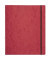 Ringbuch 44100-01, A4 2 Ringe 16mm Ring-Ø Pressspan 100% Zellstoff rot