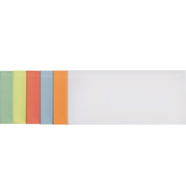 Moderationskarten UMZE102099, 20,5x9,5cm, rechteckig, 130g, farbig sortiert 