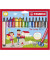 Dreikant-Fasermaler Trio® Scribbi - Etui mit 14 Stiften
