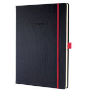 Notizbuch CO661, Conceptum, schwarz, A4, liniert, 80g, 97 Blatt / 194 Seiten