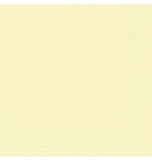 Servietten 1009 24x24cm creme 3-lagig 1/4-Falz