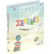 Zeugnisringbuch 46509, bunt "Schooldoodle", A4, ohne