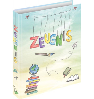Zeugnisringbuch Zeugnisringb&uuml;cher 46509, bunt "Schooldoodle", A4, ohne